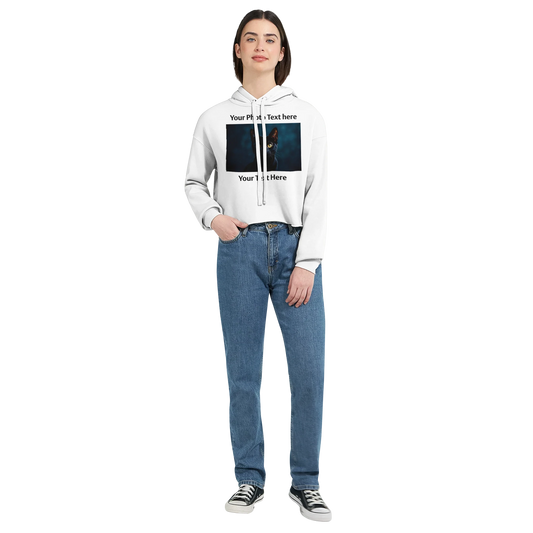 Women's Cropped Hoodie | Bella + Canvas 7502
