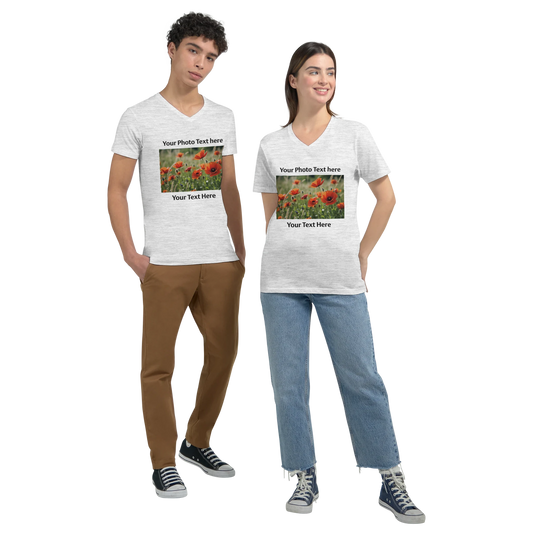 Premium Unisex V-Neck T-shirt