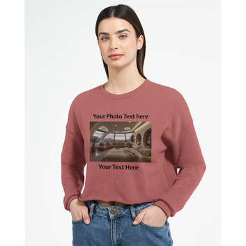 Women's Cropped Sweatshirt | Bella + Canvas 7503