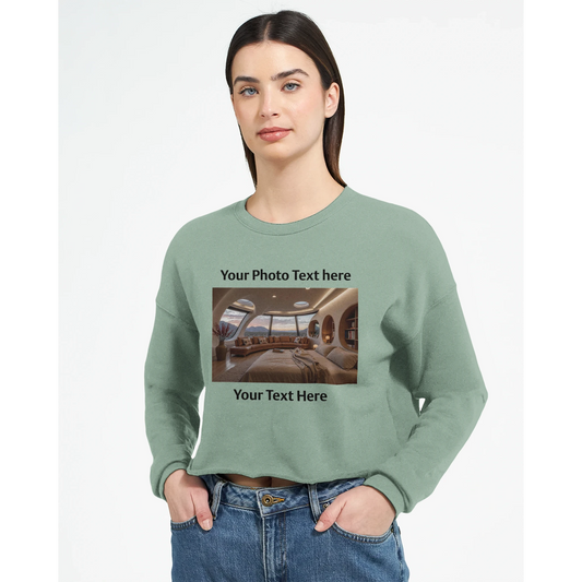 Women's Cropped Sweatshirt | Bella + Canvas 7503