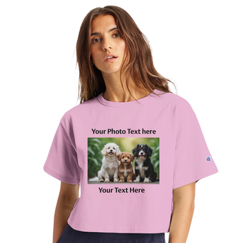 Women's Cropped Heritage Crewneck T-Shirt | Champion T453W