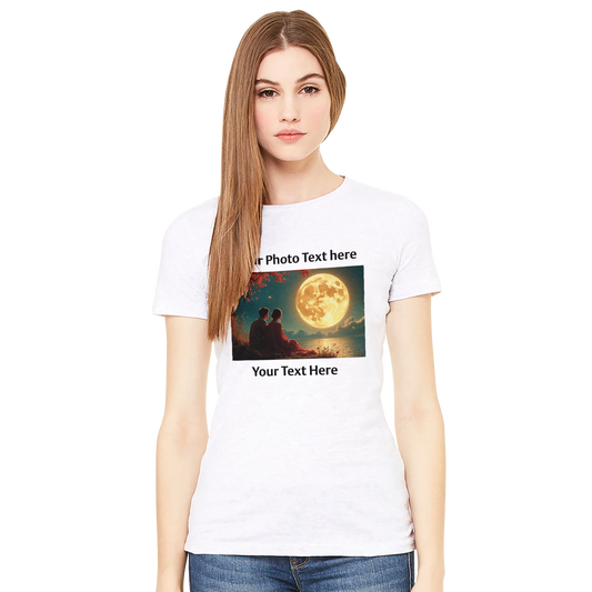 Premium Womens Crewneck T-shirt | Bella + Canvas 6004